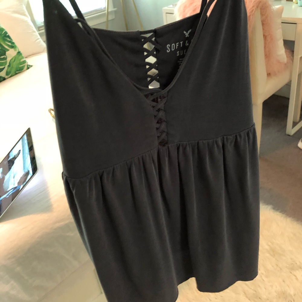 American eagle grey tank top